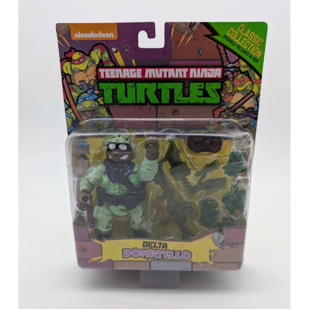Playmates TMNT Delta Donatello Action Figure Classic Collection Nickelodeon 2015